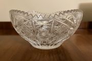 Vintage potpourri cut glass dish