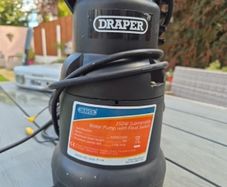 Draper 350W Submersible Water Pump with Float Switch,