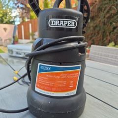Draper 350W Submersible Water Pump with Float Switch,