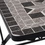 Mosaic Bistro Chairs 2 pcs Grey Image 8