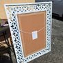 Extra large white wooden framed mirror Image 2