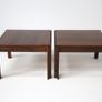 Vintage Pair of Swedish Rosewood Side Tables by Invgar Stockum, 1965 Image 2
