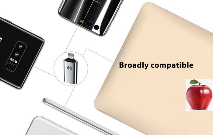 !ACCEZZ Apple OTG Lightning (Male) to USB Type-A (Female) Adapter/Convertor (Brand New/Warranty)