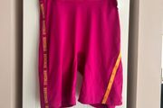 Gymshark pink and yellow bicycle shorts brand new with tags