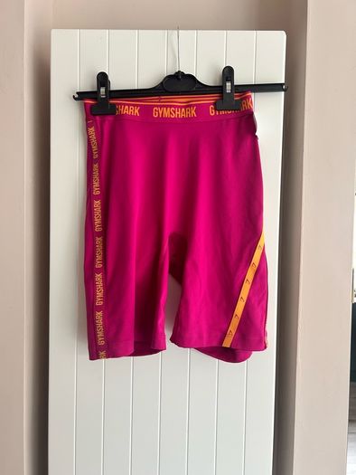 Gymshark pink and yellow bicycle shorts brand new with tags