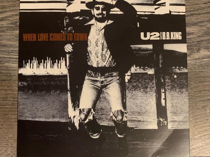 U2 With B.B. King  - When Love Comes To Town UK 7 inch Original Vinyl 1989