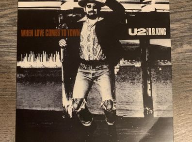 U2 With B.B. King  - When Love Comes To Town UK 7 inch Original Vinyl 1989