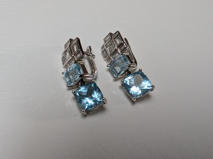 silver earrings