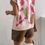 Shein v-neck knitted vest Image 2