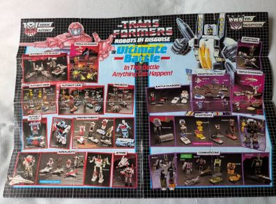 vintage transformers figure poster