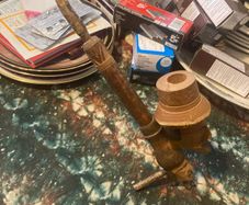 Folklore wooden pipe free postage