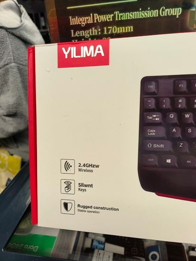Yilima QS-803 Dual Mode Keyboard And Mouse Combo, Bluetooth Wireless Silent Keys