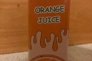 Vintage Ceramic Orange Juice Carton Shaped Vase