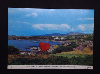 Ireland Postcard : Near Screeb On The Coast Road , Connemara , Co. Galway - 1960s