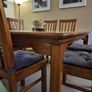 Solid Oak 8-seater Square Dining Set Image 4