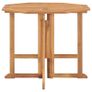 5 Piece Folding Outdoor Dining Set Solid Teak Wood Image 4