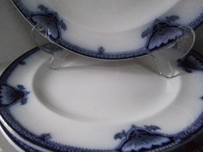 Three Antique Dinner Plates