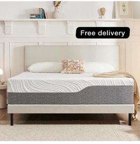 King Mattress, Memory Foam Mattress, Medium Firm, Breathable Knitted