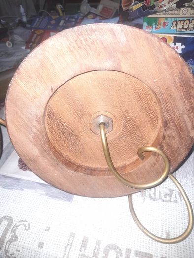 Two Old Military Brass Shell Lamps on Mahogany Bases