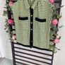 gilet Bnwot Pulz brand houndstooth gilet /waistcoat Image 2