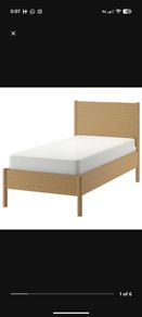 Ikea single bedframe with mattress