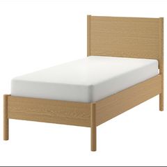 Ikea single bedframe with mattress