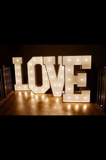 4 foot wedding "LOVE" letters