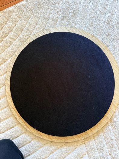Cushion storage, coffee table, pouffe with epoxy design