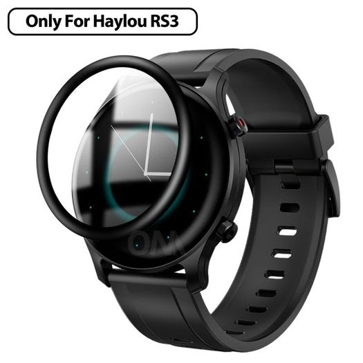 20D Curved Edge Full Protective Film Cover For Xiaomi Youpin Haylou RS3 LS04 Screen Protector Smart Watch Accessories Not Glass