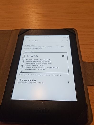 Kindle Paperwhite 7th Gen without Ads