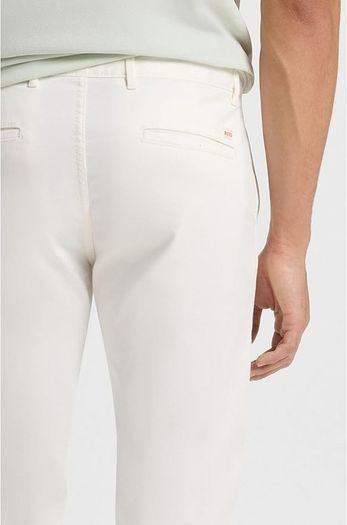 HUGO BOSS Men's Chino Trousers, White, Size XL - 36/32