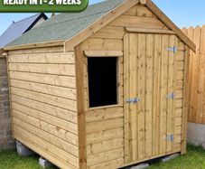 8ft x 6ft Timber Garden Shed | West Cork