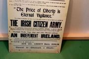 Irish Citizen Army 1913 recruitment metal sign