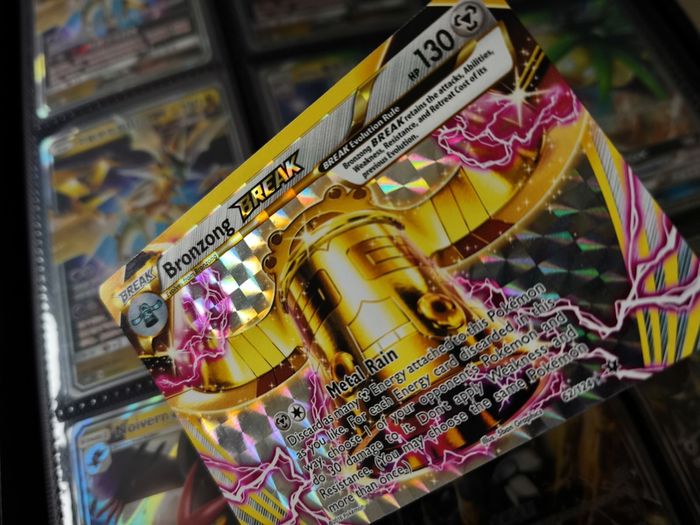 Bronzong BREAK ! Holo Rare ! from Fates Collide Set ! 2016 ! Pokemon Card !