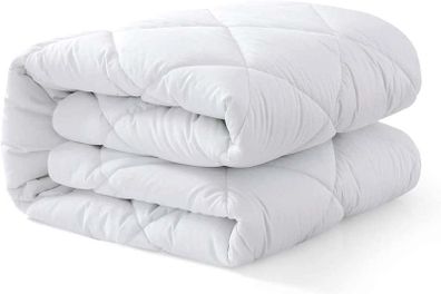Quilted King Mattress Protector Extra Deep 40 Cm Stretch Skirt King 152X200 Cm Mattress Topper Anti Allergy and Breathable Fitted Mattress Cover Not Waterproof