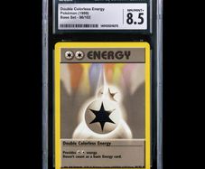 Double Colorless Energy 96/102 CGC 8.5 NM-Mint+ Uncommon WOTC Base Set 1999 Pokemon Card Vintage