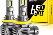 Auxito 2pcs 22000lm Turbo H8 H9 H11 H16(jp) Led Headlight 120w Super Bright 6500k Canbus 9005 Hb3 9012 Hir2 Led Headlamp Bulb 12v 7035 Csp