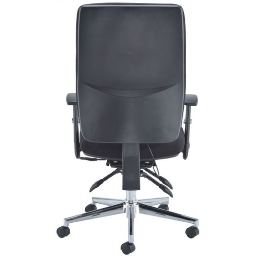 Caracal Call Centre Chair - Black Heavy Duty Chair with Lumbar Support