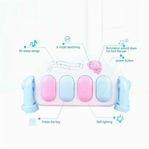 3 in 1 Baby Gym Play Mat Lay & Play Fitness Music And Lights Fun Piano Girl