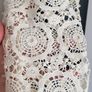 Unbranded beige top with crochet style sleeves Sz M (Fit 10-12 UK) Image 2