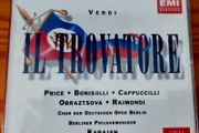 CD Set Verdi: Il Trovatore EMI Records 2CDs / Cappuccilli / Price / Bonisolli / Obraztsova / Raimondi /Karajan, VG condition.