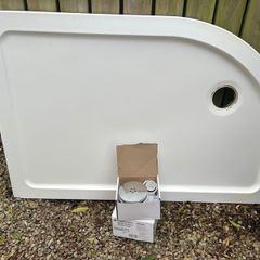 Shower Tray and Glass enclosure