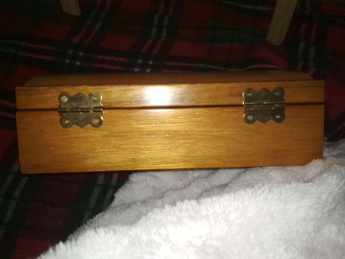 Wooden Jewelry box with mirror
