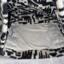 Columbia Womans West Bend Black Cream Abstract Dark Stone Highland Tonal Print Sherpa Fleece Half Zip Pullover Size L Image 6