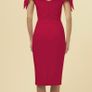 The Pretty Dress Company - Red Pencil Dress, New with Tags Image 6