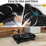 Vibration Plate Exercise Machine, Vibration Fitness Trainer with Bluetooth Speaker, 5 Program Modes, 2 Resistance Bands, Home Exercise Equipment for Fitness Body Toning Image 6