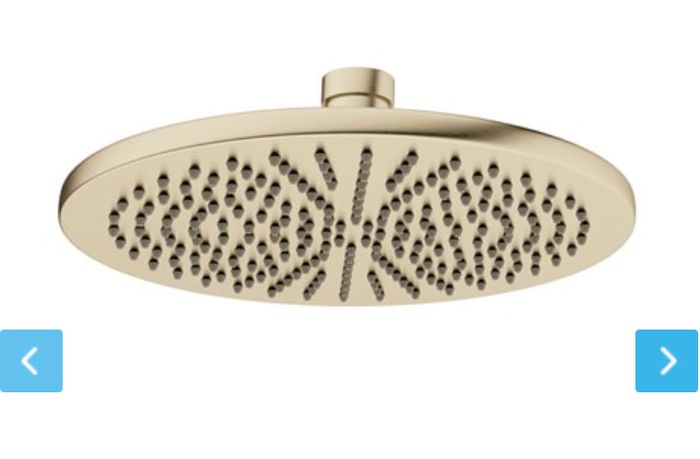 Clearance: MPRO 300mm Showerhead - Brushed Brass