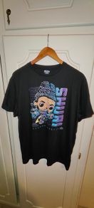 Funko Men's Black T-shirt Shuri Wakanda Forever Marvel