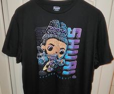 Funko Men's Black T-shirt Shuri Wakanda Forever Marvel