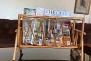 Vintage MCM Bamboo Magazine Rack